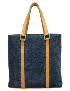 Sac CELINE daim embossé bleu