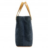 CELINE blue embossed suede bag