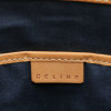 CELINE blue embossed suede bag