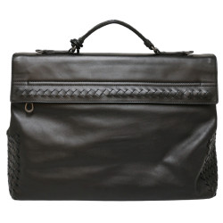 Cartable BOTTEGA VENETA cuir noir