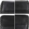 BOTTEGA VENETA black leather satchel