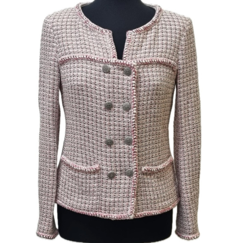 Veste rose CHANEL T 38 