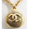 Chaine pendentif CHANEL doré