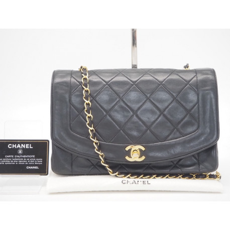 Sac Diana GM CHANEL noir