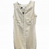 Robe T 36 CHANEL soie beige