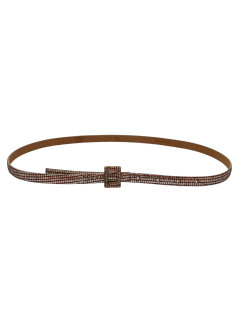 Ceinture CHANEL strass multicolores