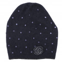 CHANEL midnight blue and CC sequins beanie