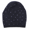 CHANEL midnight blue and CC sequins beanie