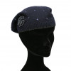 CHANEL midnight blue and CC sequins beanie