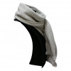 CHANEL grey cashmere and silk scarf