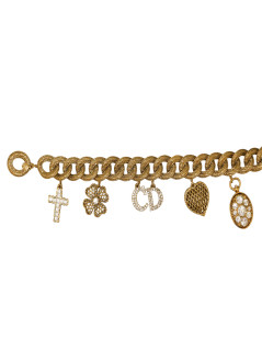 CHRISTIAN DIOR charms belt-necklace