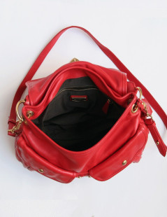 Sac MIU MIU en cuir de veau rouge