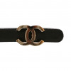 CHANEL narrow black belt