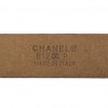 CHANEL narrow black belt