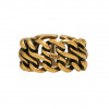 CHRISTIAN DIOR 30 Montaigne antique gold braided ring