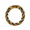 CHRISTIAN DIOR 30 Montaigne antique gold braided ring