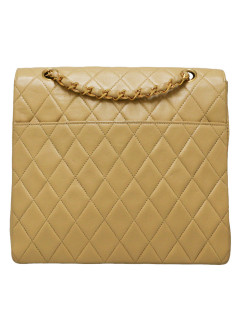 Sac CHANEL beige classique