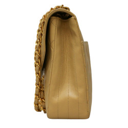 Sac CHANEL beige classique