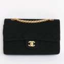 Bag timeless CHANEL Black jersey