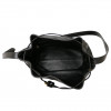 CHRISTIAN DIOR grained black leather bucket bag