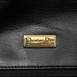 Sac seau CHRISTIAN DIOR cuir grainé noir