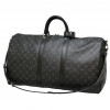 Keepall 65 LOUIS VUITTON toile Moniogram gris