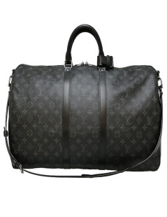 Keepall 65 LOUIS VUITTON toile Moniogram gris