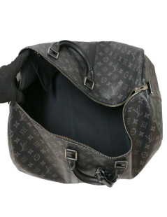 Keepall 65 LOUIS VUITTON toile Moniogram gris