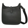 HERMES Evelyne bag black Togo leather