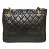 Sac CHANEL Vintage cuir noir