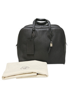 Sac Victoria HERMES de voyage Taurillon noir