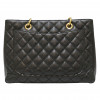 Cabas CHANEL cuir caviar noir