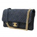 Sac CHANEL wild stitch bleu