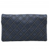 Sac CHANEL bleu matelassé