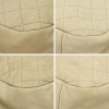 CHANEL beige caviar leather tote bag