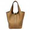 HERMES Picotin 18 bag Naturel baby bull leather