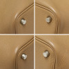 HERMES Picotin 18 bag Naturel baby bull leather