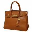 HERMES Birkin bag 30 Barénia leather