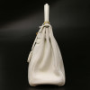 HERMES Kelly 32 bag white Clémence baby bull leather