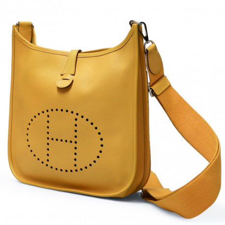 Sac Evelyne HERMES jaune