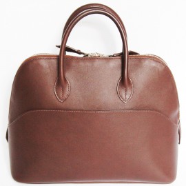 Sac Bolide HERMES PM marron 