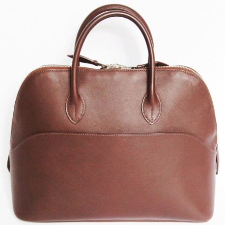 Sac HERMÈS Bolide marron 