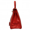 HERMES Kelly 28 red Swift leather