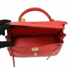 HERMES Kelly 28 red Swift leather