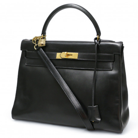 Kelly 35 HERMES box noir 