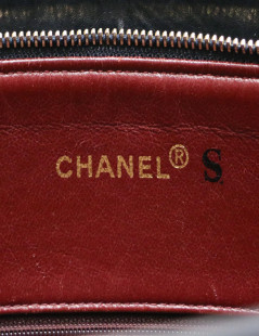 Cabas CHANEL vintage bleu marine