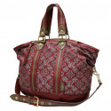 Sac aviateur LOUIS VUITTON toile bordeaux monogram