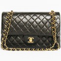 Sac timeless CHANEL marron vintage