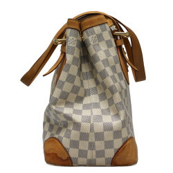 Sac Galliera LOUIS VUITTON toile damier azur