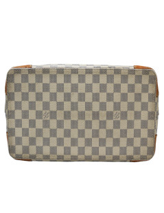 Sac Galliera LOUIS VUITTON toile damier azur